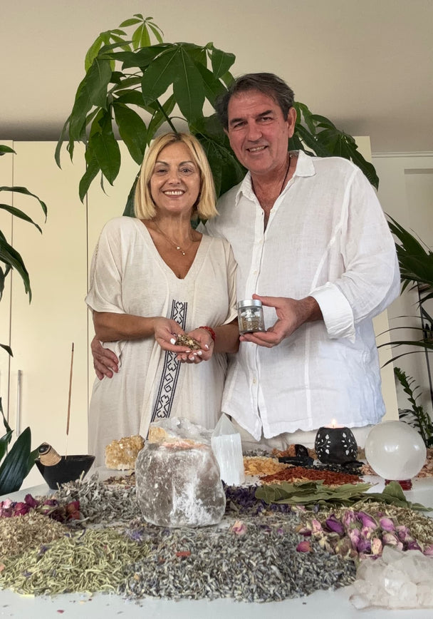 The creators of AnaGennisi present the handcrafted Energy Incense and the natural ingredients used in its composition.