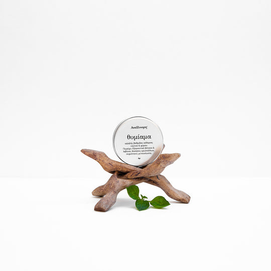 Sacred incense by ANAGENNISI with purifying herbs and resins for energy cleansing and protection